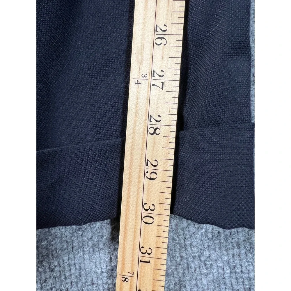 Polo Ralph Lauren Mens 30/30 Wool Blend Cuffed Dress Pants Navy Blue Flat Front - Picture 8 of 8